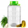 BORCAN pentru murături 8L Borcan de sticlă pentru VIN LIQUIDE cu mâner