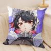 Ellen Joe Zenless Zone Zero Cushion Cover Silky Short Plush Invisible Zipper Dustproof Sofa Pillow Case for Home Decor