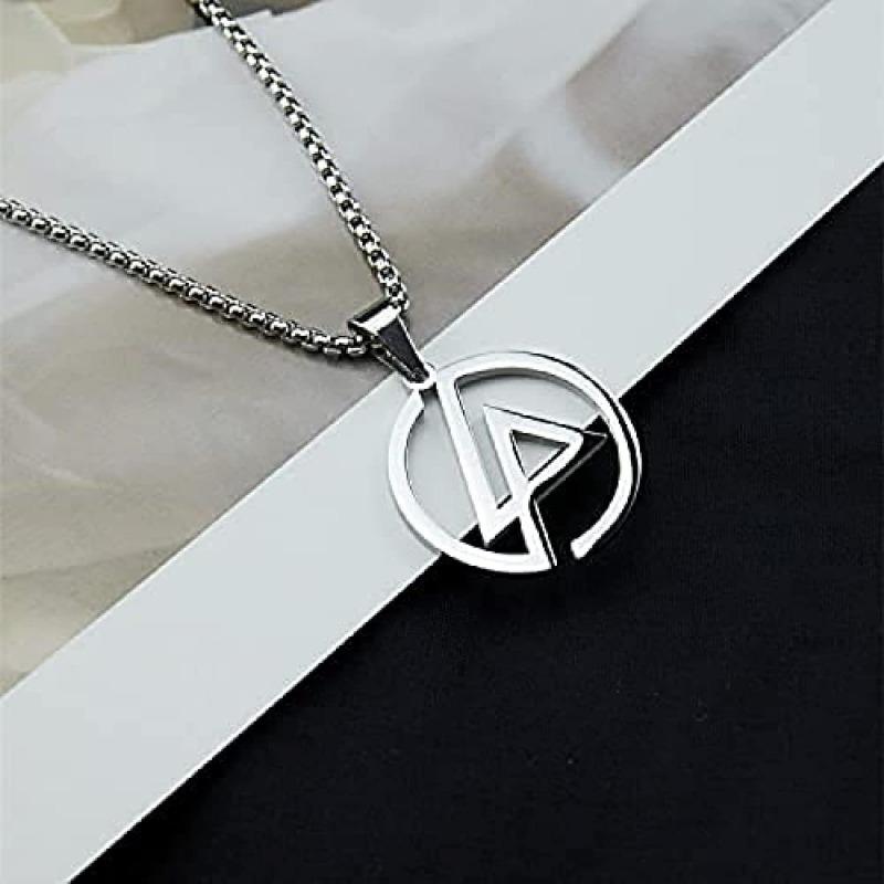 

Ожерелье Linkin Park, Персонализированная металлическая цепочка, Обязательно для поклонников рока, Модное и стильное украшение include chain