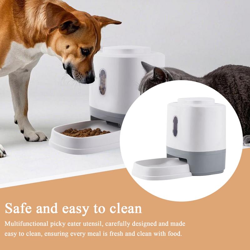 Cat Food Feeder 1.5L Press Automatic Cat Feeder With Bowl Slow Feeding Bowl Interactive Enrichment Toys For Small Medium Puppy