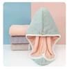 Coral Plush Dry Hair Cap Double Layered Thickened Women Water Absorbing Quick Drying Hair Wiping Towel Bath Cap Headband Towels