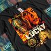 Lucky Movie T-shirt: Vintage Unisex Graphic Tee