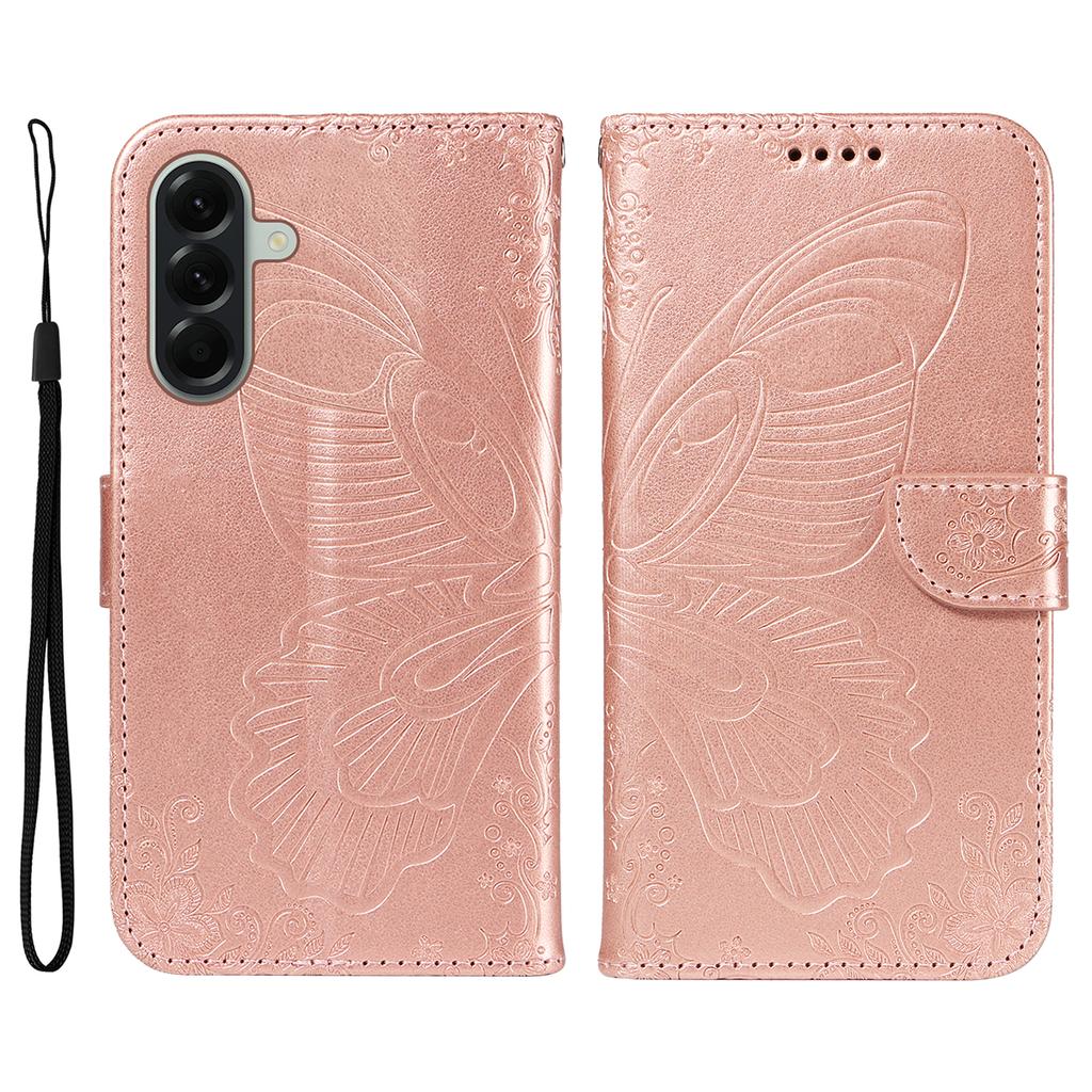 For Samsung Galaxy A57 5G Case Butterfly Pattern PU Leather Folio Flip Phone Cover