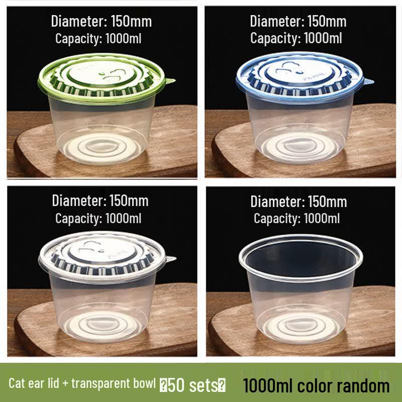 Bozhen Chef 1000ml Disposable Leak-proof Takeout Containers