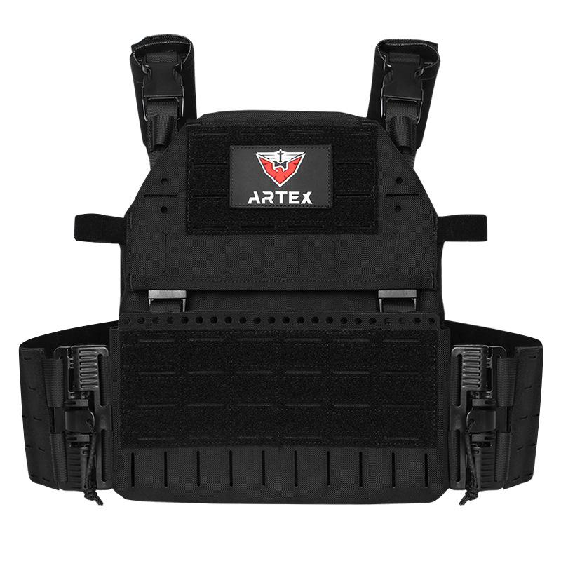 Artex8167 Waterproof Tactical Vest: Durable, Multi-Function, Wear-Resistant Outdoor Training Gear One Size чёрный