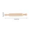 6pcs For Mini Wooden Rolling Pins 14x2cm for Children Baking and Craft Use