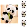 Cute Panda Plush Toy Stuffed Animal Doll Bamboo Shoot Flower Bear Gift For Girls And Kids