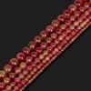Natural Loose Stone Watermelon Crystal Round Beads for Jewelry Making 15'' Strand 4/6/8/10/12mm