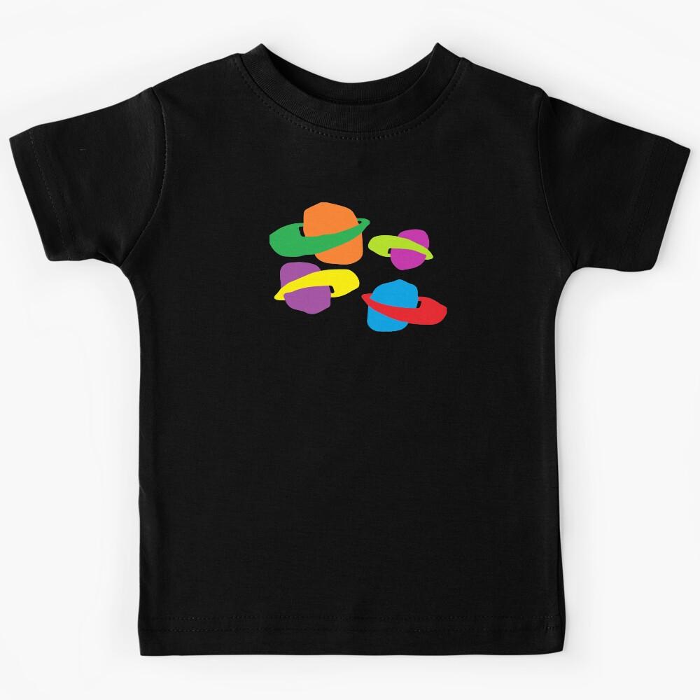 Colorful planets with colorful rings Kids T-Shirt 170