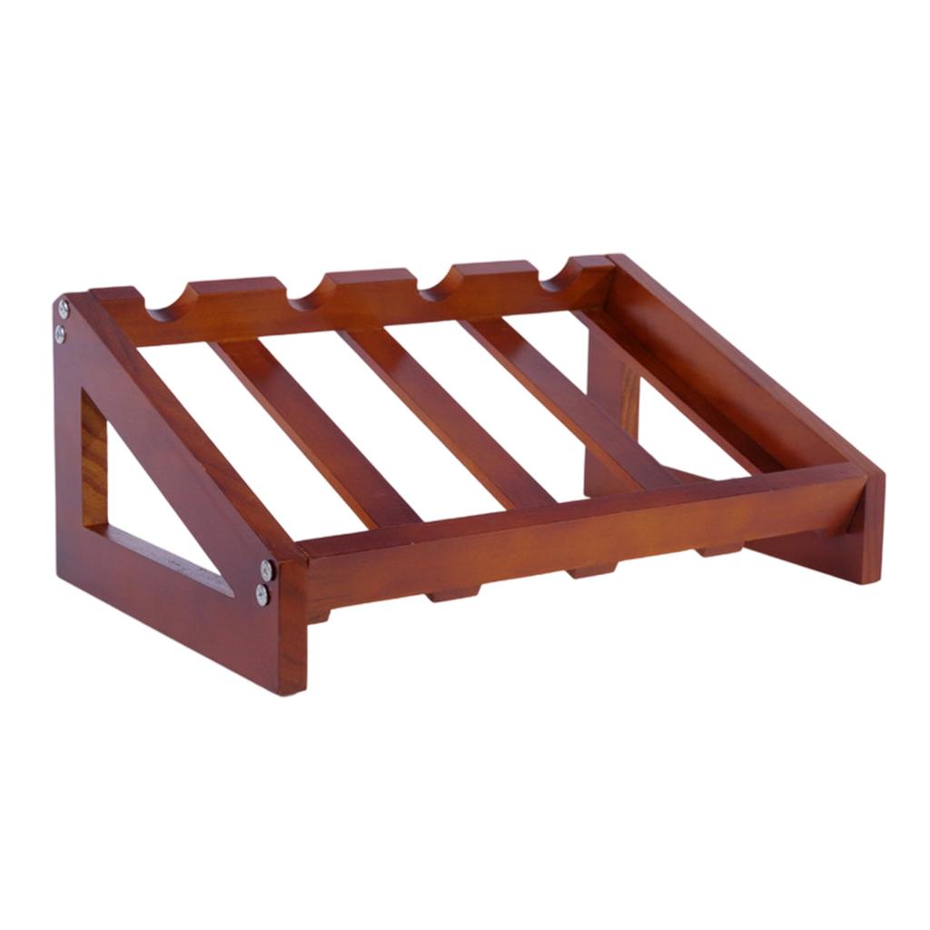 Rustic Style Wooden Wine Rack For Home Kitchen Bar Decorations Durable Storage Shelf For Wine Bottles Display