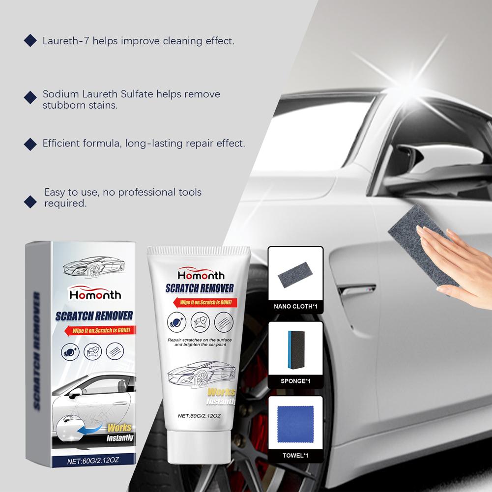 4Pcs Nano Cloth Repairing Scratches Car Scratch Repair Paste Magic Car Scratch Repair Cloth Car Metal Surface Polishing Cloth