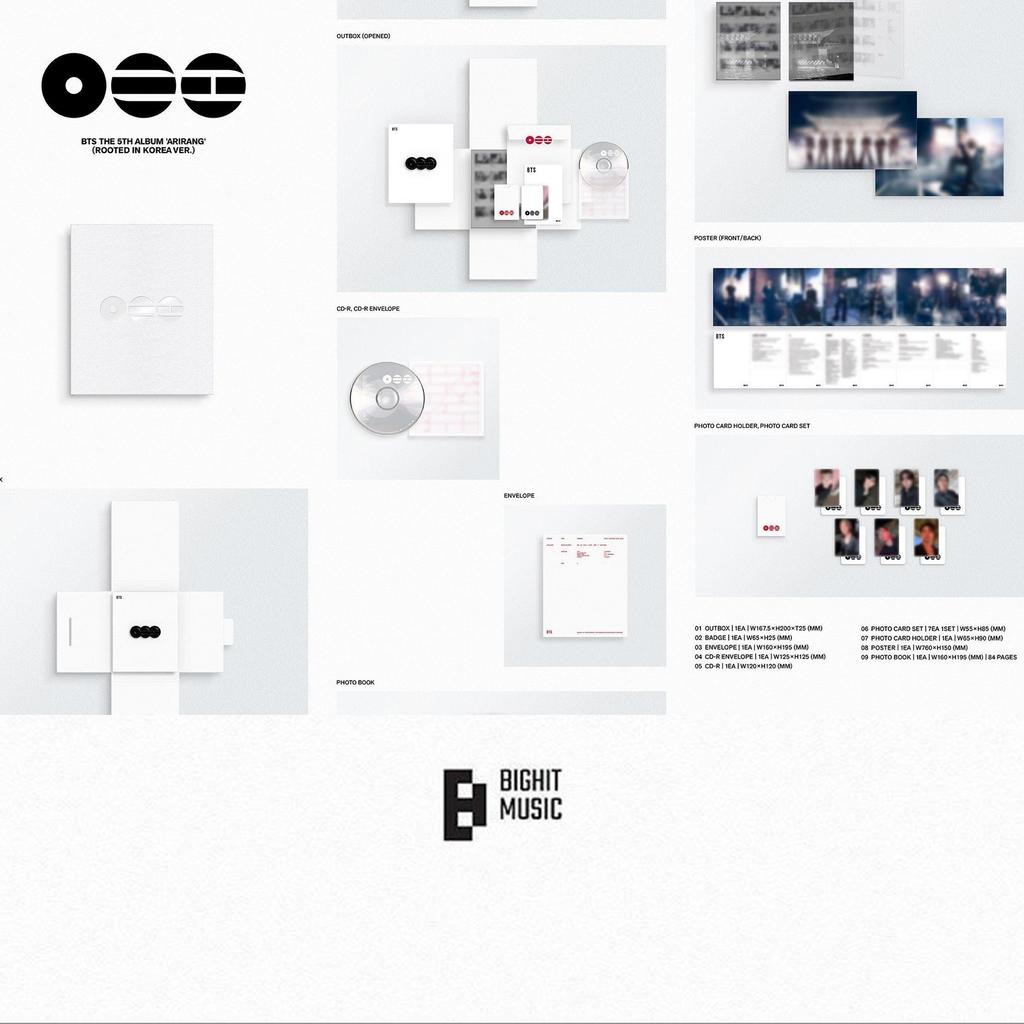 BTS DAS 5. ALBUM 'ARIRANG'(WURZELN IN KOREA VER.) Alben