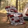fire truck Theme Printed Blanket - Perfect for Couch, Bed, Travel & Outdoor Use | Machine Washable, Cozy & Durable.