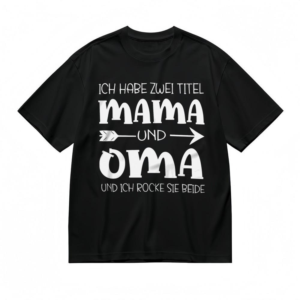 

Women s Comfy Slight Stretch Fashion Classic T-Shirt Mom and Grandma Print Tee S