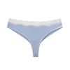 Women's Modal Cotton Blend Thongs, Soft Seamless Lace Tanga Underwear, Comfortable for Yoga Sports Daily Wear