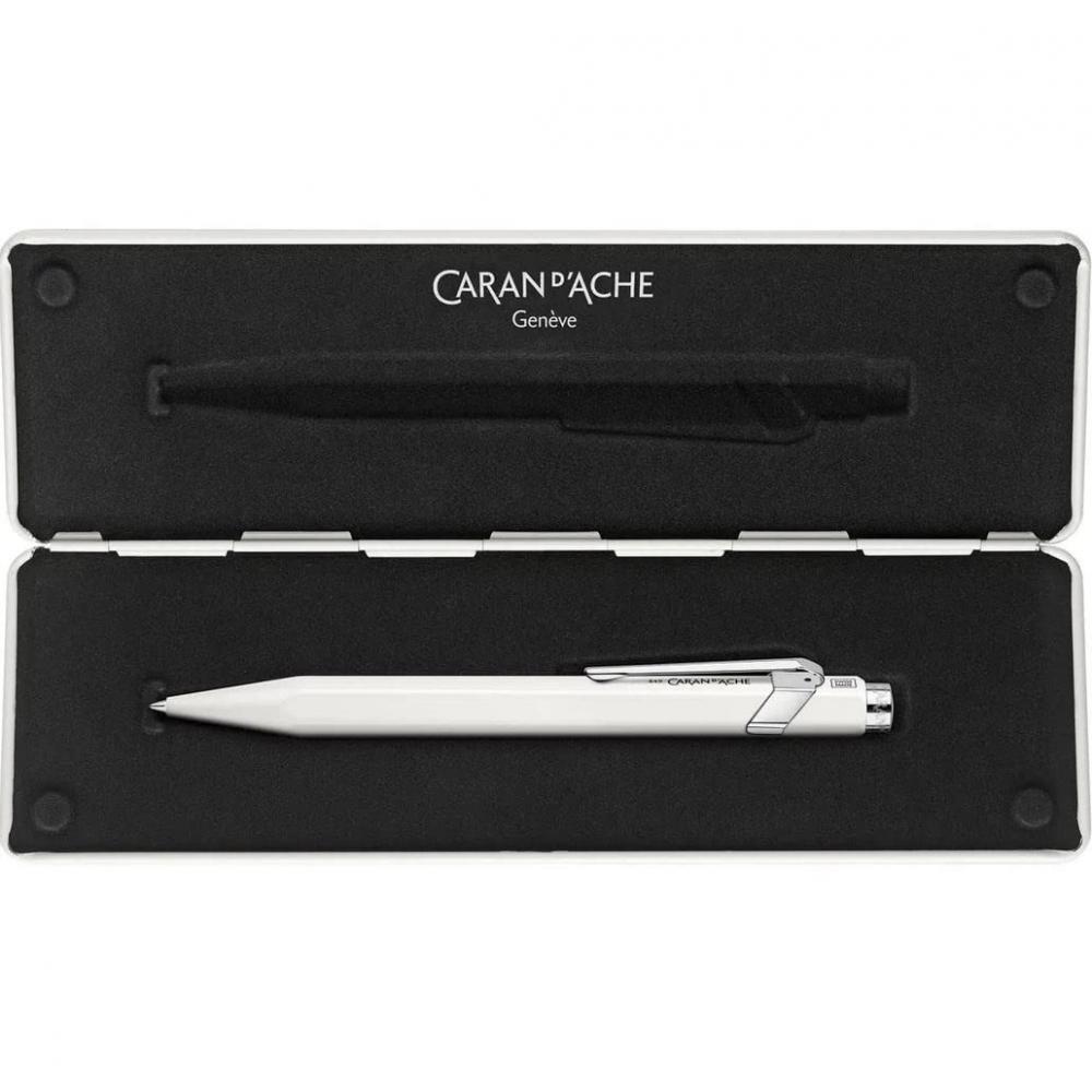 Kuličkové pero CARAN D'ACHE na vodní bázi 849 matně bílé NF0846-001 originální dovážený produkt