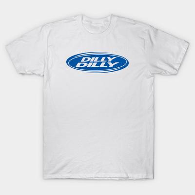 T Shirt Women Dilly Dilly Oval Blue Harajuku Print Kawaii Tshirt Summer Short Sleeve Female T-Shirt Top Tee