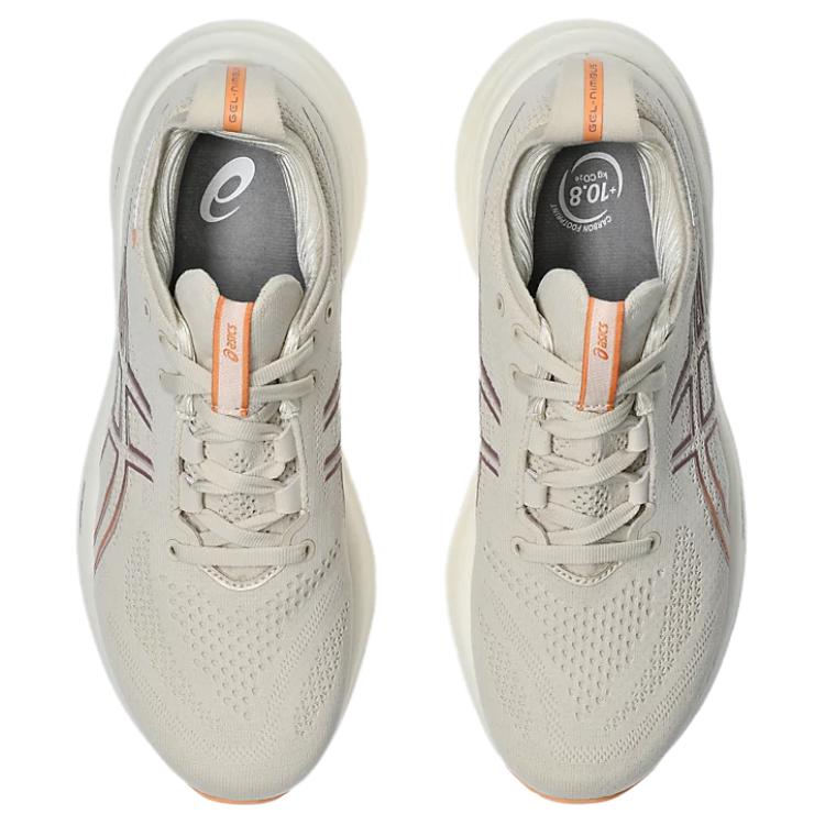 Asics  Gel Nimbus 26 Oatmeal Faded Orange Women Sneakers Cream 1012B601-250