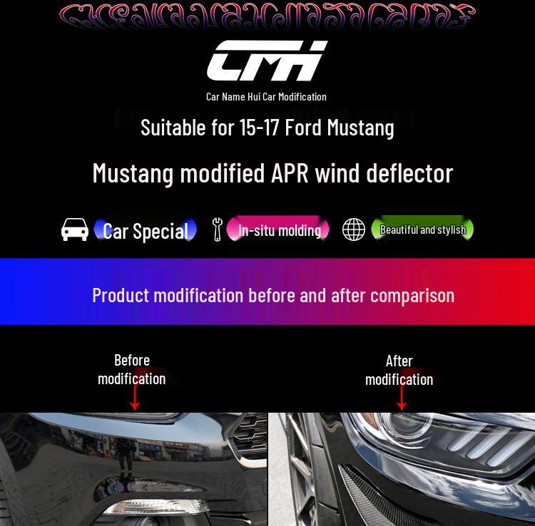 Ford Mustang 2015-2017 APR Carbon Fiber Canards & Bumper Blade Spoiler