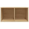 Schallplattenaufbewahrungsbox, Buchaufbewahrungsbox, Sofabeistelltisch, Aufbewahrungsbox, 71x34x36 cm