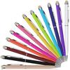100Pcs 2 In 1 Mini Metal Capacitive Touch Screen Microfiber Stylus With Ballpoint Pen Gift For iPad iPhone Free Custom Logo