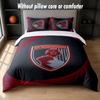 Bournemouth Football Design Bed Bedding Set 1 Duvet Cover + 2 Pillowcases Soft Breathable Household Bed Linens
