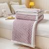 Extra Soft Coral Fleece Fabric Summer Blanket Pineapple Shape Golden Turtle Velvet Machine Washable Air Conditioning Blanket