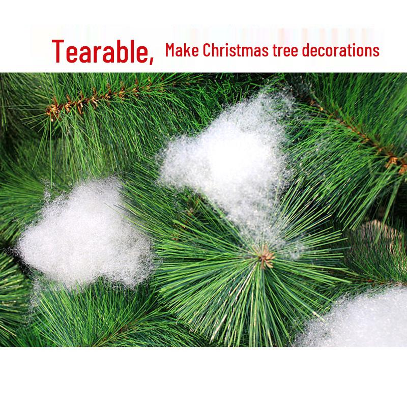 Artificial White Cotton Snowballs for Christmas Decorations