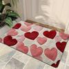 Anti Slip Letter Absorbent Mat Flower Door Mat Stain-resistant Bathroom Mat  Wet Areas