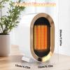 Portable Electric Heater Fast Heating Overheat Tip-Over Protection Desktop Hand Warmer Warm Air Blower Mini Fan Heater