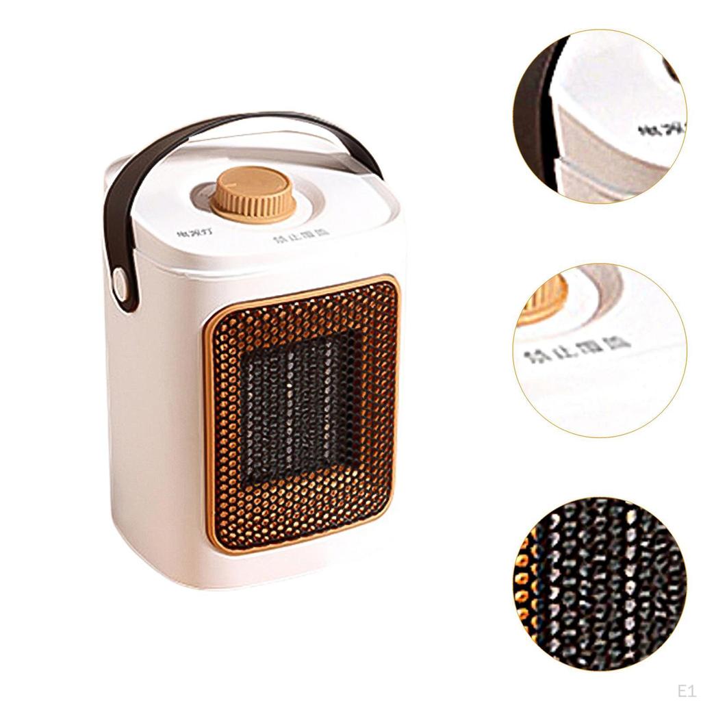 Compact Electric Heater Fan Fast Heating for Bathroom Home