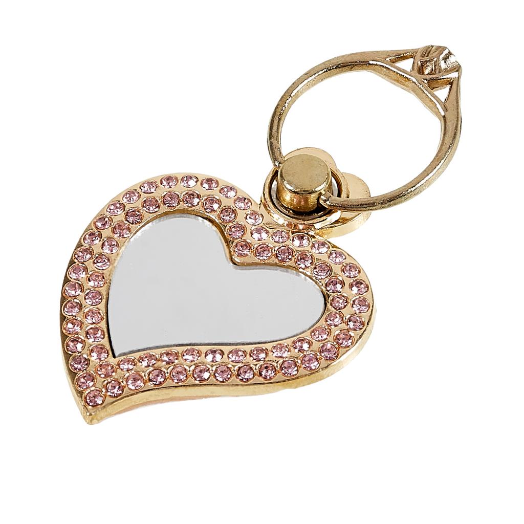 Mirror Finger Ring Holder Metal Cell Phone Grip Bracket Rotation Finger Ring Kickstand