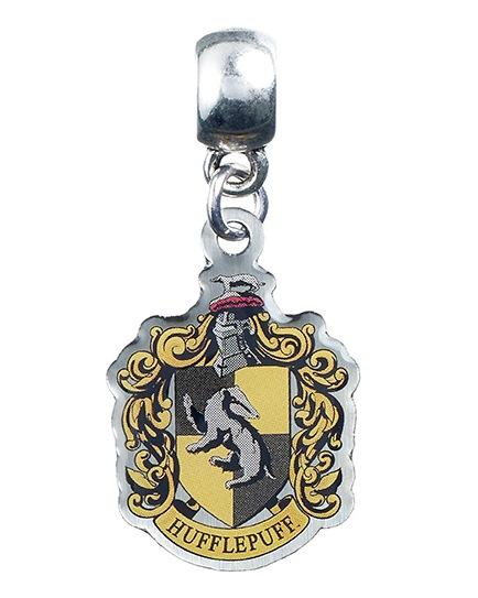 Harry Potter Hufflepuff Crest Slider Charm Silver