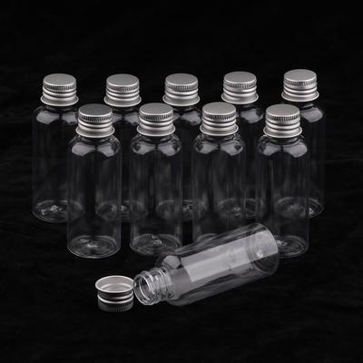 10 x 50 ml Flüssigkeitsprobeflaschen, Aufbewahrungsfläschchen für ätherische Öle, Lotionen und Cremes