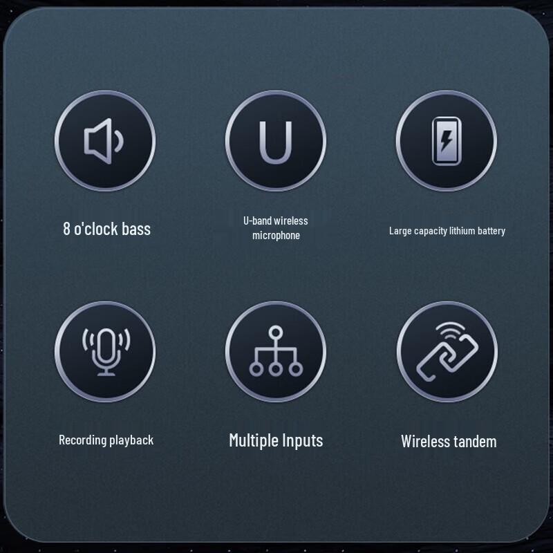 Edifier A3-8S 8-inch Portable Outdoor Bluetooth Speaker with Microphone