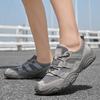 Fashion Classic Handmade Mens Summer Mesh Flats Anti-collision Toe Comfortable Beach Shoes Men Non-Slip Shoes New All-match Male Sandals