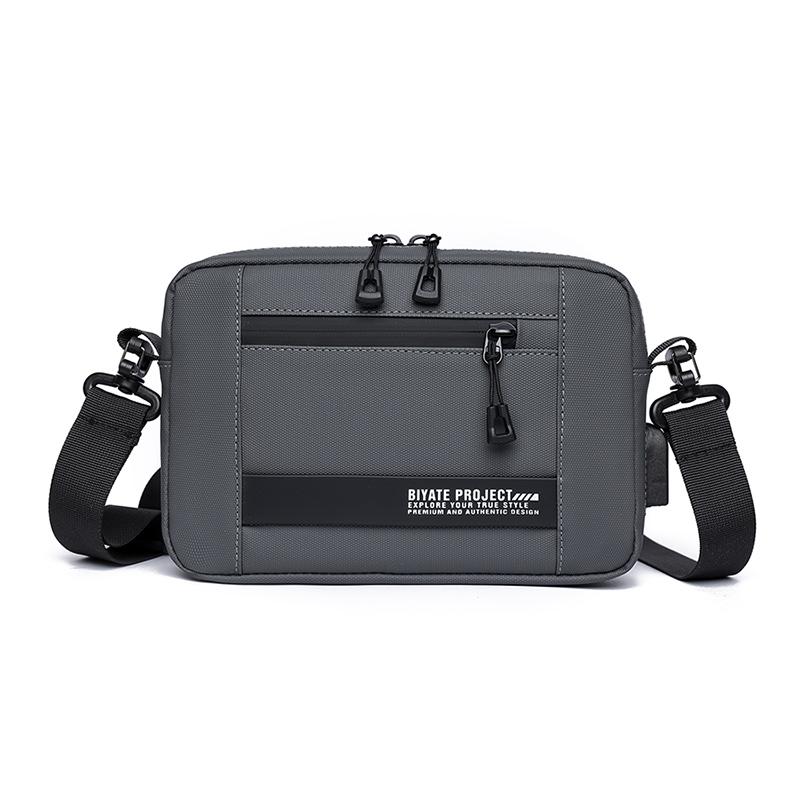 

Мужская сумка Оксфордская сумка через плечо Водонепроницаемая сумка через плечо большой емкости Сумка серый