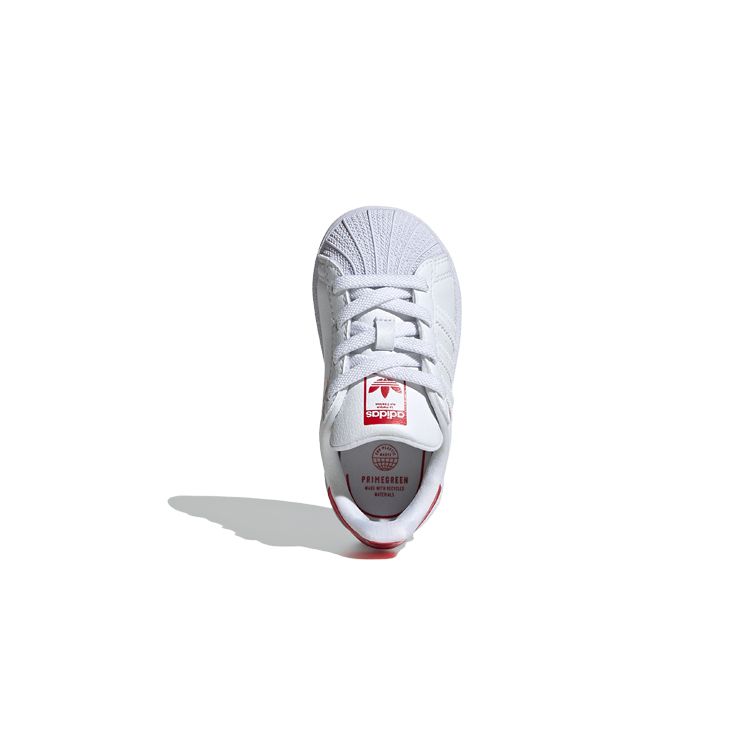 Adidas Originals Non-Slip Low-Top Walking Shoes Baby Shoes White Red FW0825