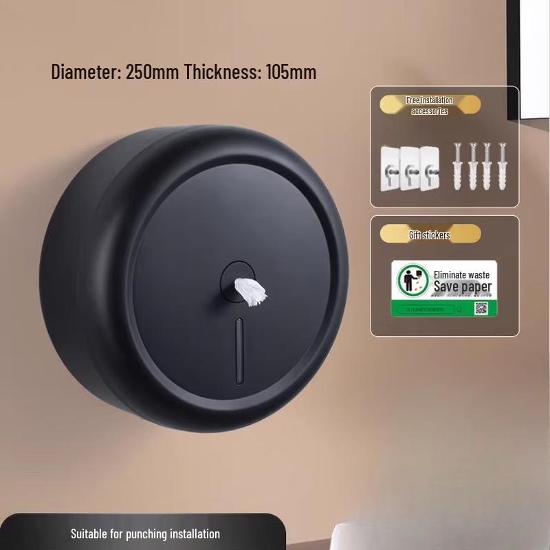 Handon Hotel Bathroom Wall-Mounted Toilet Roll Holder