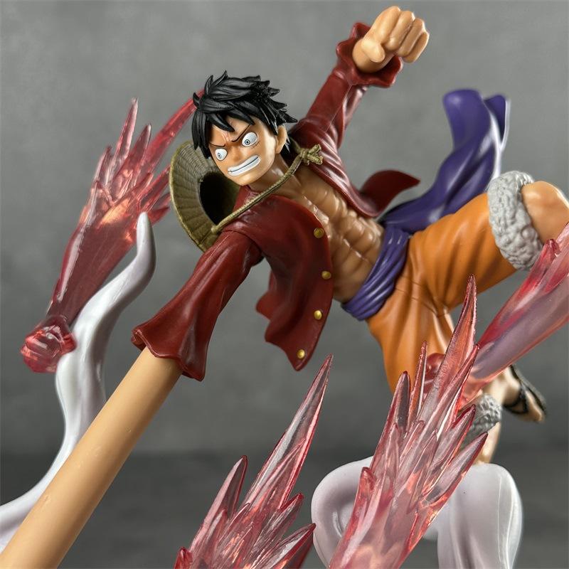 30cm One Piece Luffy Gk Figure Gear Third Long Arm Rifle Battle Form Enies Lobby Arc Collectible Desktop Ornament Boxed Statue
