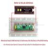 Raspberry Pi Pico GPIO Pin Referenzboard mit LED-Anzeige.