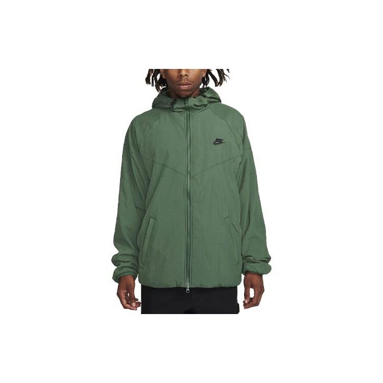 Nike Sportswear Windrunner Winter Fir White Woven Hooded Jacket Men s FB8618-323 XXL