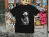 Praying Skeleton T-Shirt: Gothic Religious Graphic Tee