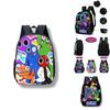 Colorful Roblox Rainbow Friends School Backpack With Breathable Nylon Material