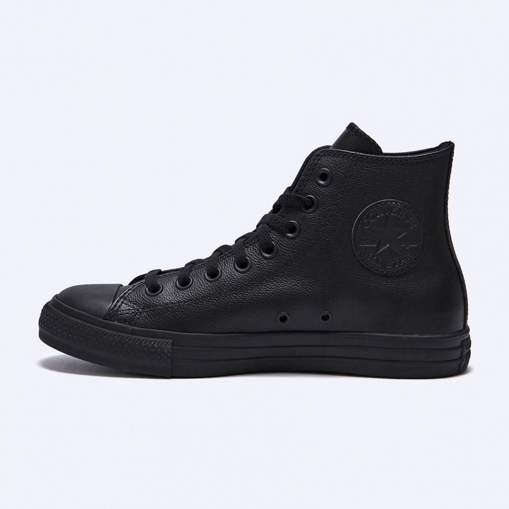 Converse Chuck Taylor All Star High Leather Black Mono 135251c