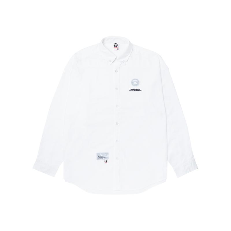 Aape By *A Bathing APE® Logo patch Cotton Shirt AAPSTM8457XXL