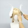 Sweet Feather Embroidery Edge Clip Cosplay Wings Hairpin Harajuku Lolita Hair Clip  Women