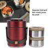 Insulation Lunch Box High Capacity 1.5L Stainless Steel Portable Heat Preservation Vacuum   Box for Adults Students