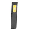 Magnetic EDC Flashlight Waterproofing 5 Gears Lighting Adjustable Portable Flat Pocket Flashlight for Camping Black
