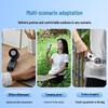 2025 Portable USB Rechargeable Neck-Hanging Mini Handheld Foldable Cooling Fan with Strong Wind for Outdoor Use